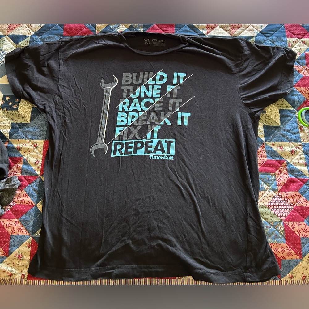 Men’s Tuner Cult brand “Build It,” Super Soft Graphic Tee